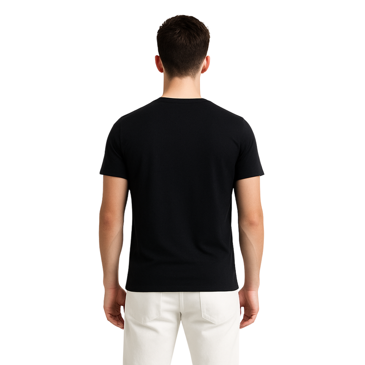 Men's Organic Cotton Elite Crew Neck Collar T-shirt