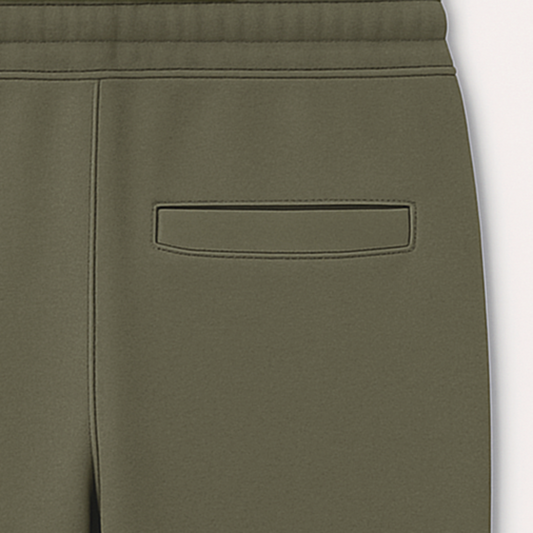 Men's Organic Cotton Jogger Shorts (with Zipped side Pockets)