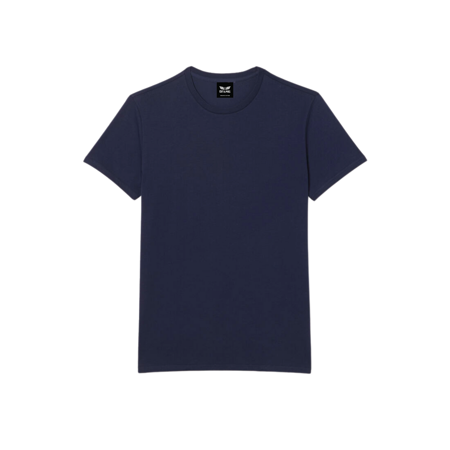 Men's Organic Cotton Elite Crew Neck Collar T-shirt