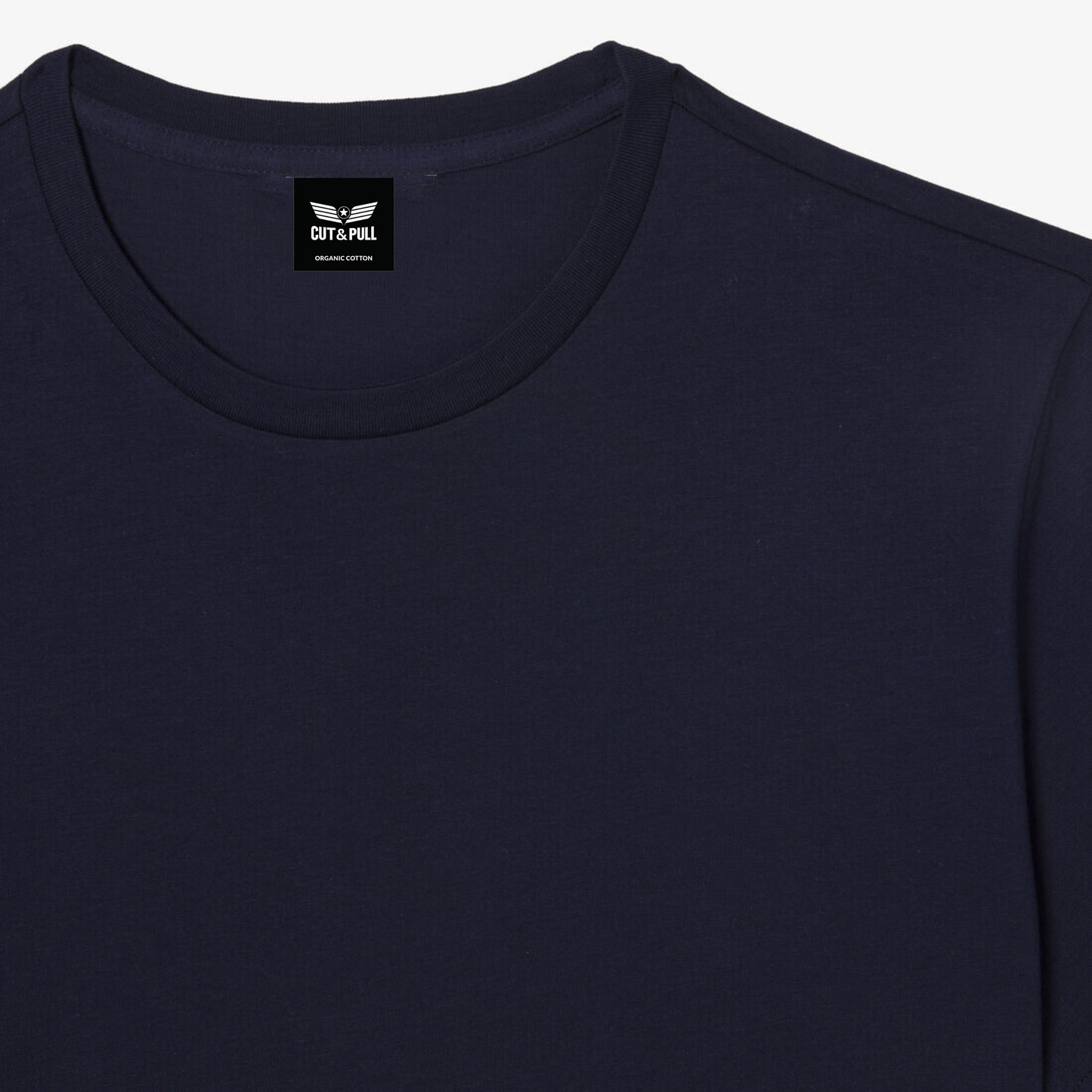 Men's Organic Cotton Elite Crew Neck Collar T-shirt