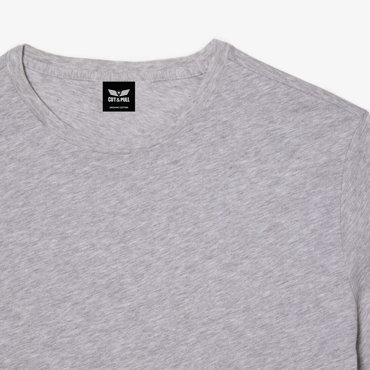 Men's Organic Cotton Elite Crew Neck Collar T-shirt