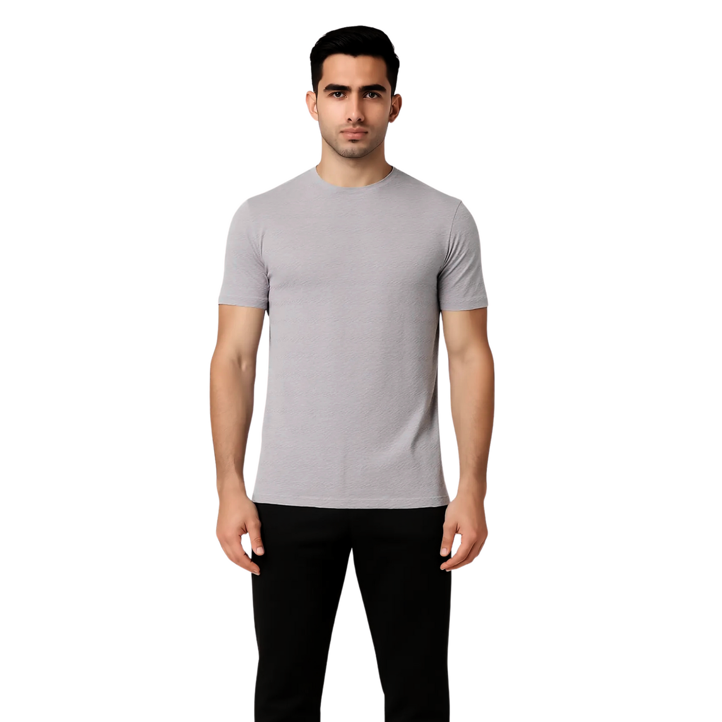 Men's Organic Cotton Elite Crew Neck Collar T-shirt