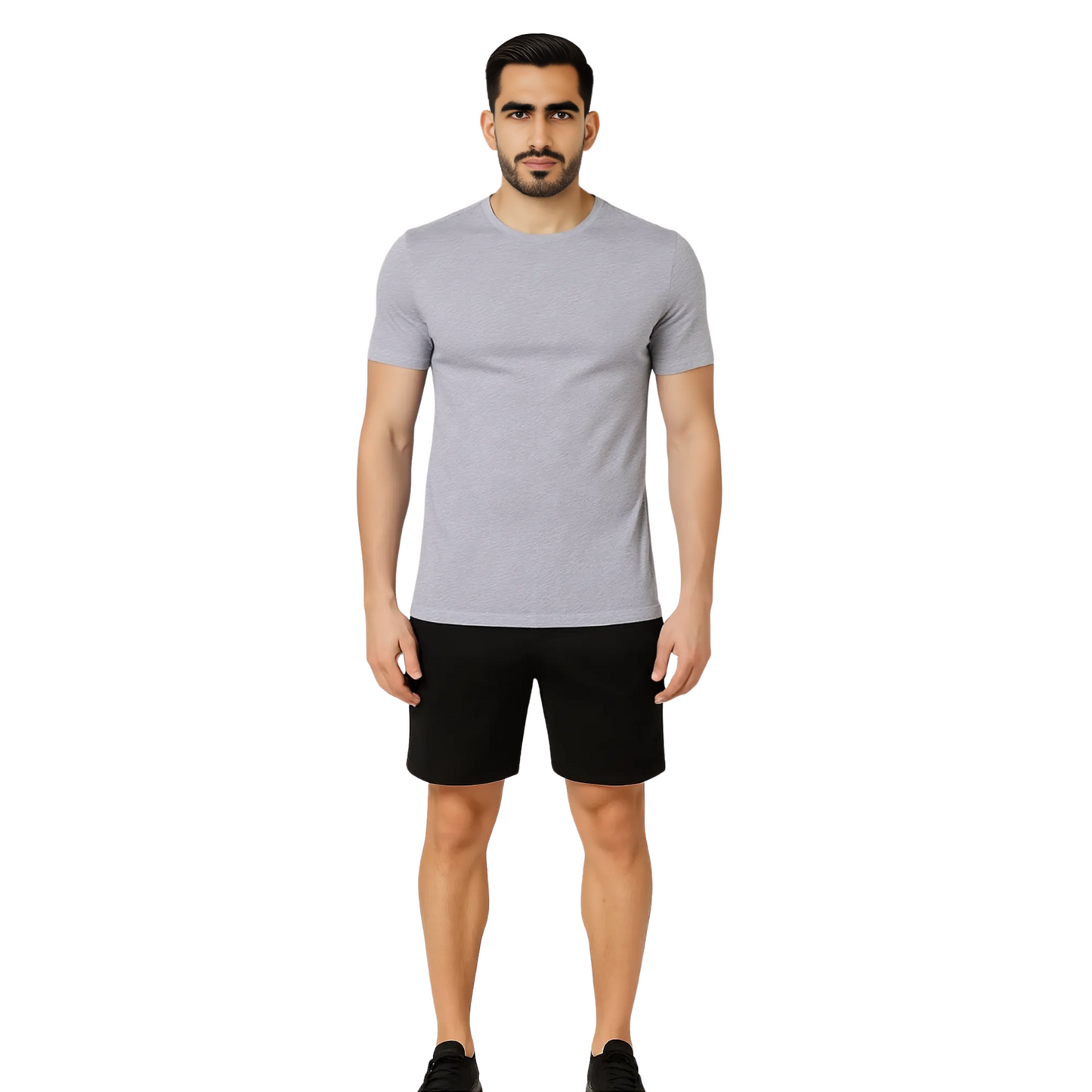 Men's Organic Cotton Elite Crew Neck Collar T-shirt