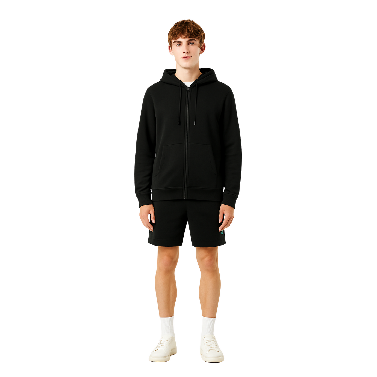 Men's Organic Cotton Zip up Fleece Hoodie