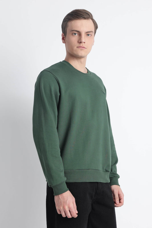 Men’s Cotton Crew Neck Longsleeve Sweatshirt Cloud Knit