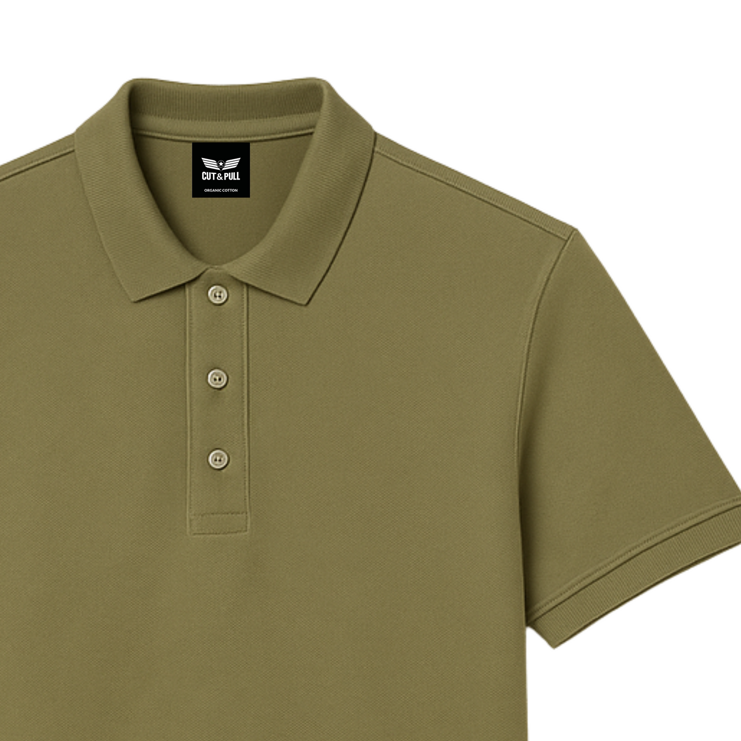 Men's Organic Cotton Classic Polo T-shirt  - Regular Fit