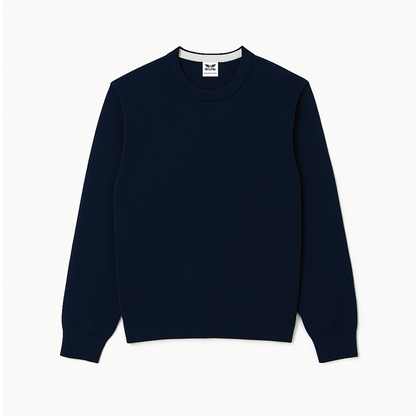 Men's Organic Cotton Crew Neck Longslevee SweatShirt