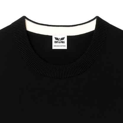 Men's Organic Cotton Crew Neck Longslevee SweatShirt