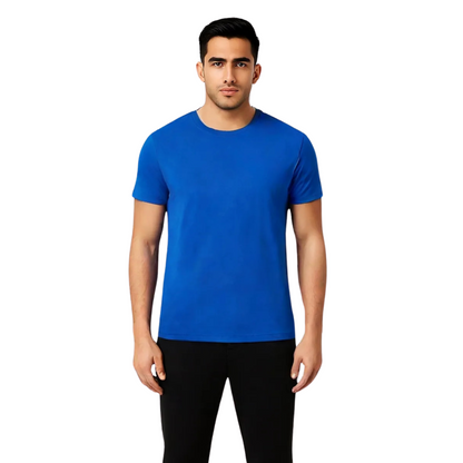 Men's Organic Cotton Elite Crew Neck Collar T-shirt