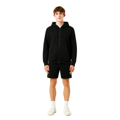 Men's Organic Cotton Zip up Fleece Hoodie