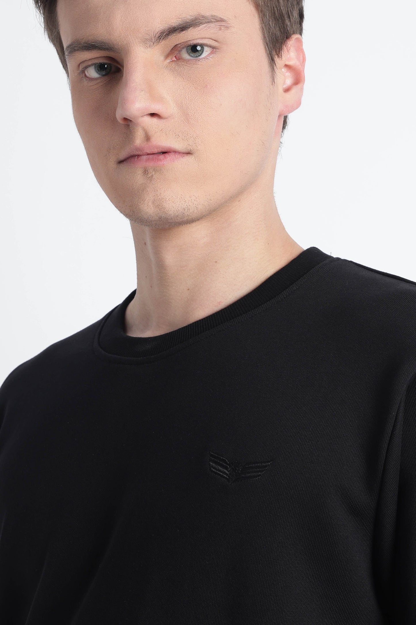 Men’s Cotton Crew Neck Longsleeve Sweatshirt Cloud Knit