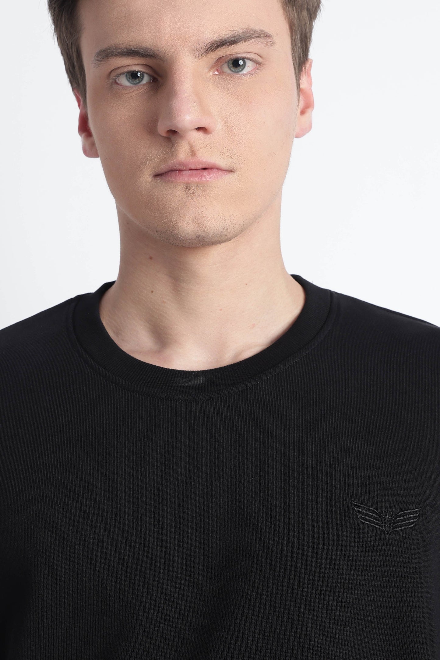 Men’s Cotton Crew Neck Longsleeve Sweatshirt Cloud Knit