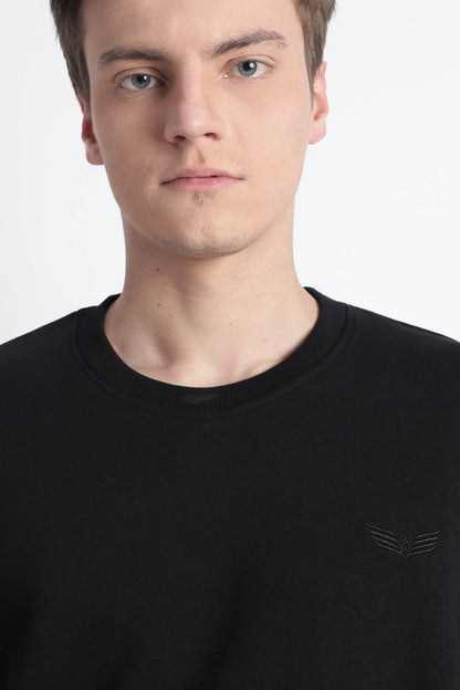 Men’s Cotton Crew Neck Longsleeve Sweatshirt Cloud Knit