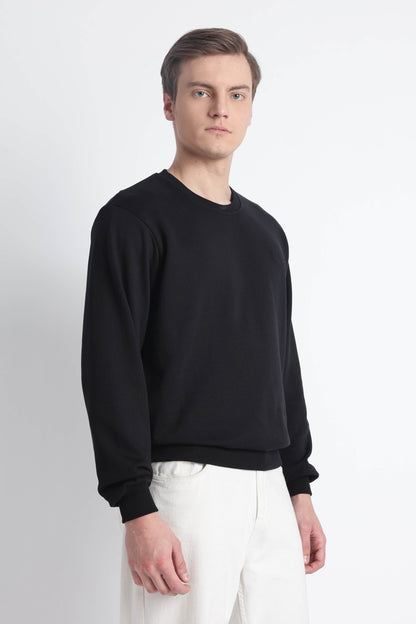 Men’s Cotton Crew Neck Longsleeve Sweatshirt Cloud Knit