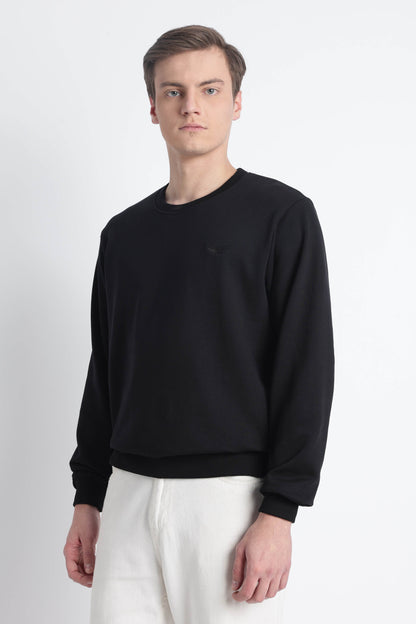 Men’s Cotton Crew Neck Longsleeve Sweatshirt Cloud Knit