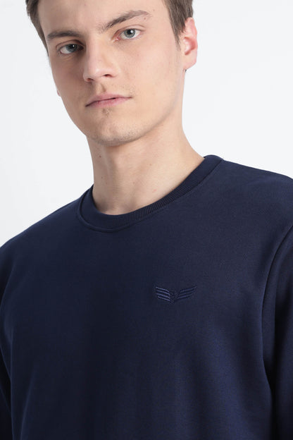 Men’s Cotton Crew Neck Longsleeve Sweatshirt Cloud Knit