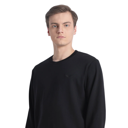 Men’s Cotton Crew Neck Longsleeve Sweatshirt Cloud Knit