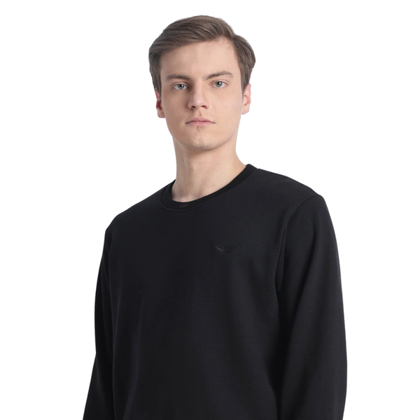 Men’s Cotton Crew Neck Longsleeve Sweatshirt Cloud Knit
